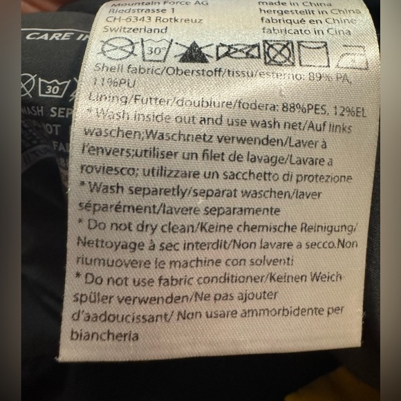 MOUNTAIN FORCE Women’s Ski Snow Pants Orange Adjustable Insulated Size 34 Small - Picture 12 of 14